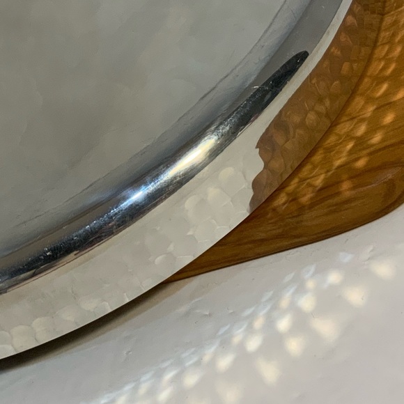 Round Tray 14” Aluminum or Stainless Steal - Picture 4 of 16